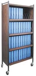 Mobile Cabinet Style Chart Rack