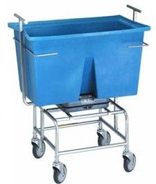 Mobile Laundry Scale with Poly Tub