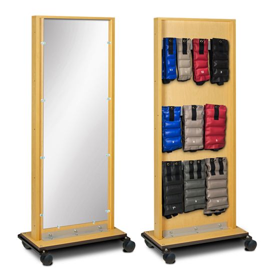 Mobile Mirror  Weight Rack