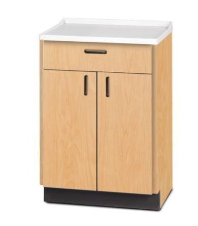 Molded Top Treatment Cabinet w/ 2 Doors & 1 Drawer