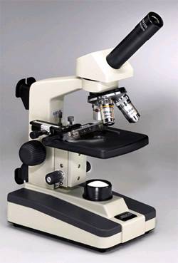 Monacular Microscope with Mechanical Stage