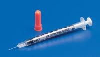 0.33cc Monoject Softpack Insulin Syringe