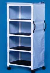 Multi-Purpose Cart 4-Shelves PVC