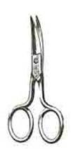 Nail Scissors, Curved Blades