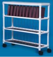 PVC Notebook Chart Rack, Holds 30 Binders