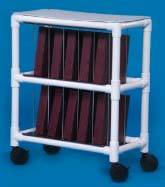 PVC Notebook Chart Rack, Holds 10 Binders