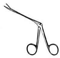 Noyes Alligator Forceps, 1x2 T, 5.5in Shaf