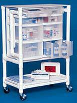 PVC Nursing Supply Cart