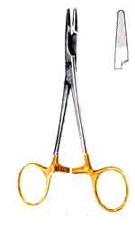 Olsen-Hegar Needle Holder, Combined with Suture Scissors, 5-1/2 in