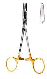 Olsen-Hegar Needle Holder Combined with Suture Scissors 5-12 in