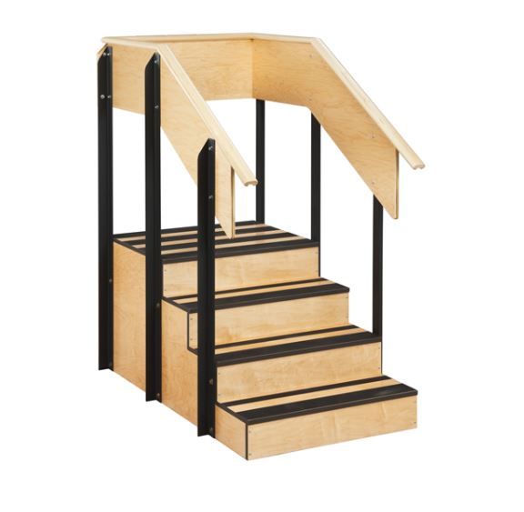 One-Sided Staircase with Full Sides