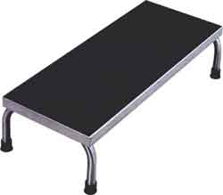 Single Step Stainless Steel Foot Stool
