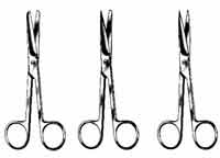 Surgical Grade Straight Operating Scissors German Made SS