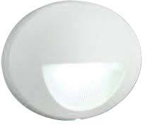 Oval Horizontal Night Light White Led