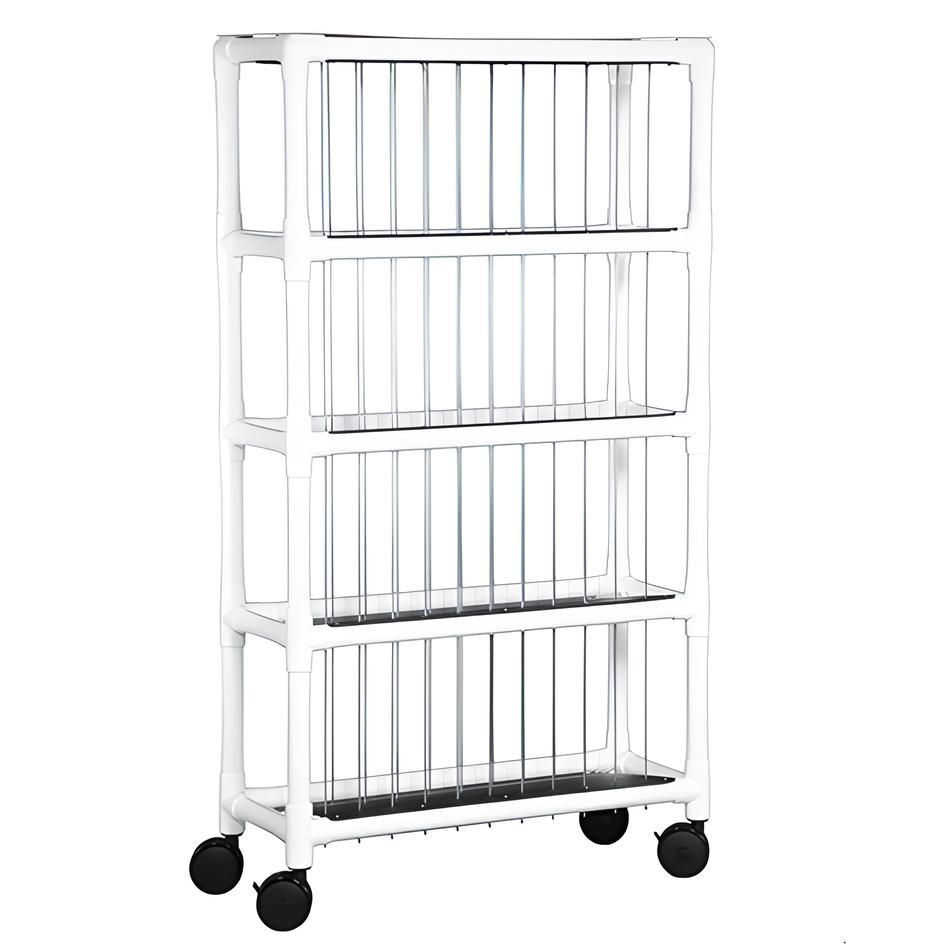 Notebook Chart Storage System Rack w/ 40 Binder Capacity S/L