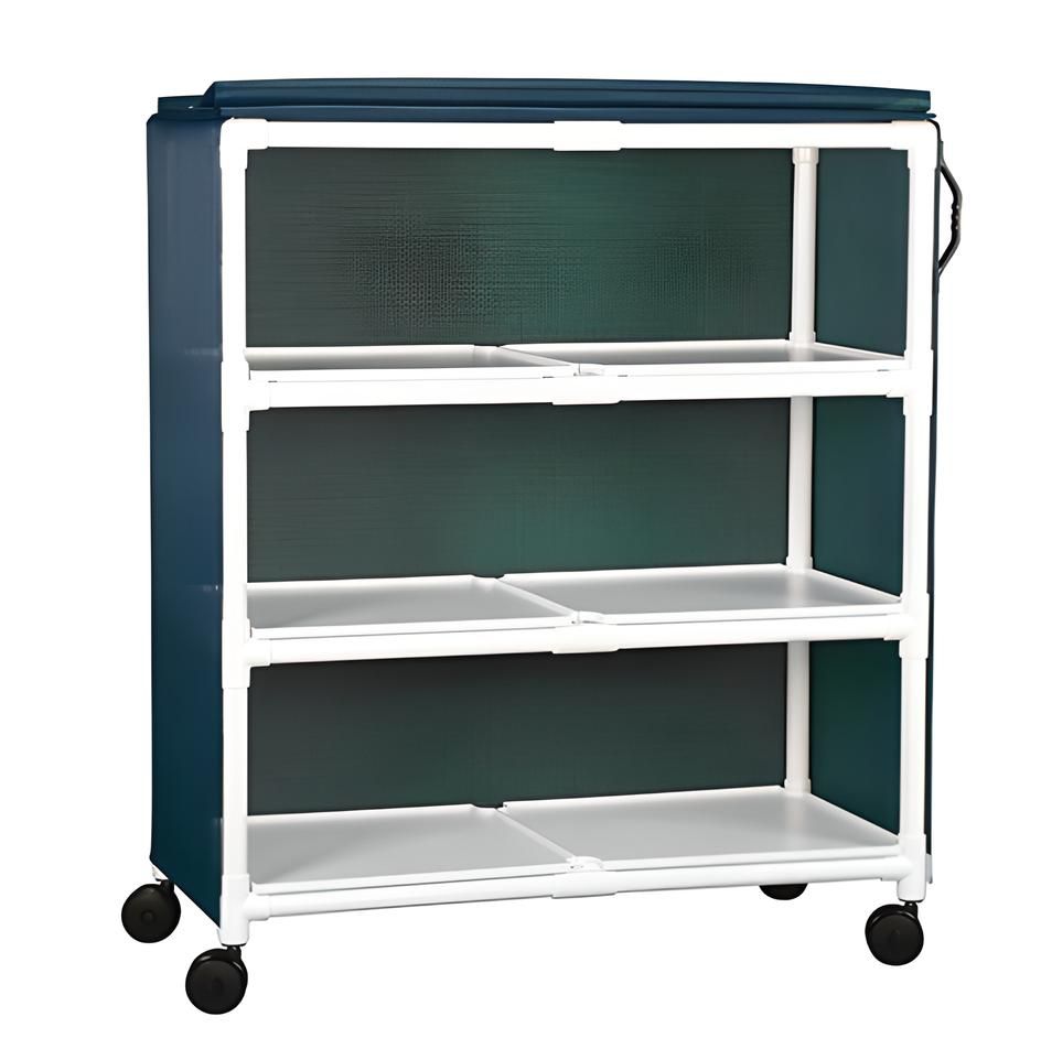 Value Line Jumbo Linen Cart w/ 3 Shelves