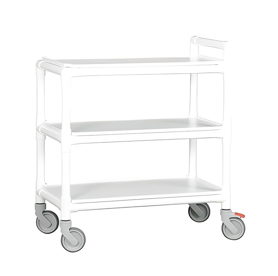 Multi-Purpose Cart 3 Shelves 13in Shelf Spacing