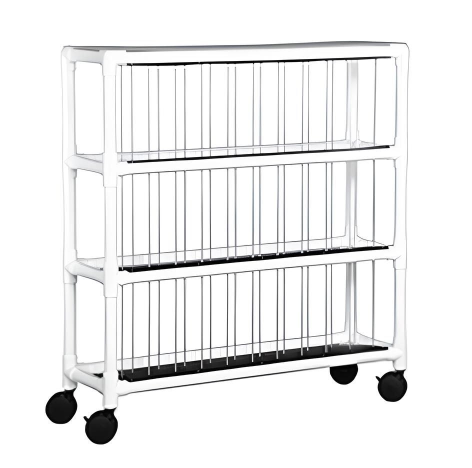 Notebook Chart Storage System Rack 30 Binder Capacity SL