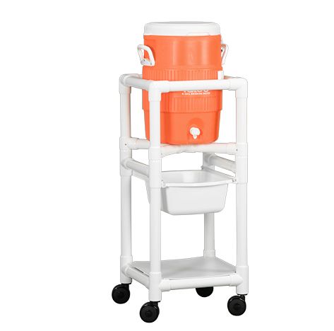PVC Refreshment Cart w/ 5-Gallon Cooler