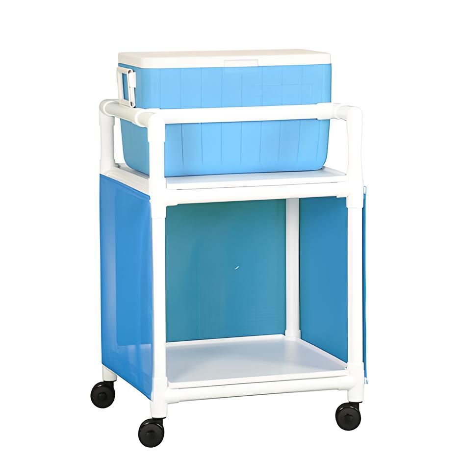 Skirted Ice Cart 2 Shelves  36 Quart Cooler