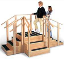 Patented 3-in-1 Training Staircase
