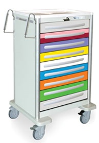 Pediatric Emergency Steel Medical Cart