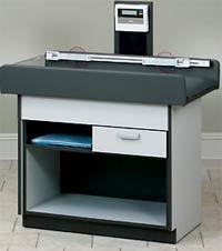 Pediatric Exam Table w/ Open Storage & Digital Scale