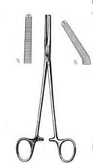 Phaneuf Uterine Artery Forceps Straight 8-12in