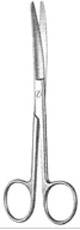 Plastic Surgery Scissors, 4-3/4 in, Curved