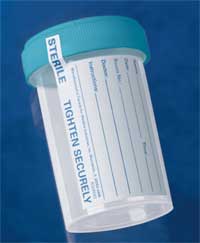 4oz Sterile Pneumatic Tube System Specimen Container