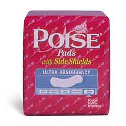 Poise Pads with Side Shields
