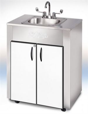 Premium Stainless Steel Single Basin Portable Sink