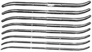 Set of 8 Double Ended Pratt Uterine Dilators