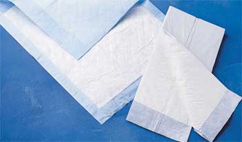 Protection Plus Fluff Filled Standard Weight Underpads 17 in. x 24 in.