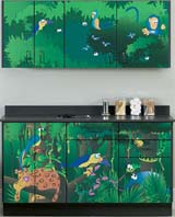 Rainforest Follies Themed Pediatric Cabinet Set