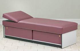 Recovery Couch w/ Sliding Doors & Non-Adjustable Pillow Wedge