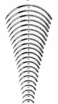 Regular Surgeons Needles 12 Circle Cutting Edge 12