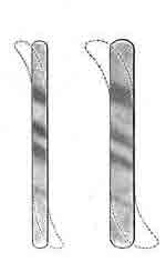 Ribbon Retractor, 1-1/2 in x 13 in