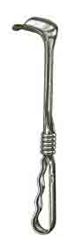 Richardson Retractor, 9-1/2in, Loop Handle, 1in x 3/4in