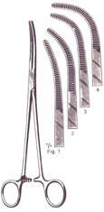 9in Rumel Thoracic Forceps, Slight Curve