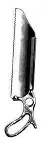 Satterlee Bone Saw 9 Blade Chrome Handle 11-12