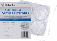 Self Adhesive Silver Electrodes - 1.25in