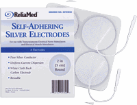Self Adhesive Silver Electrodes - 2in Round