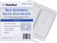 Self Adhesive Silver Electrodes - 2in 3in Rectangle