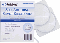 Self Adhesive Silver Electrodes - 3in Round