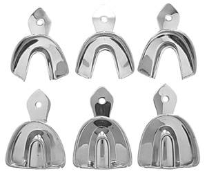 Solid Set of 6 Impression Trays