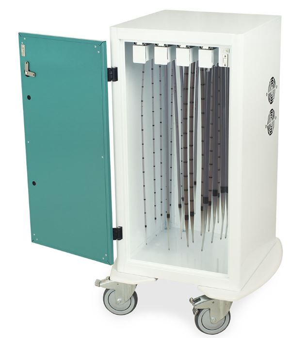 Short Savary Dilator Storage Cart, 24 Dilators