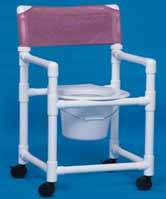 Slant Seat Shower Chair Commode 38in High