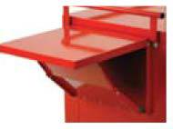 Side Mounted Drop Shelf for Medical Carts