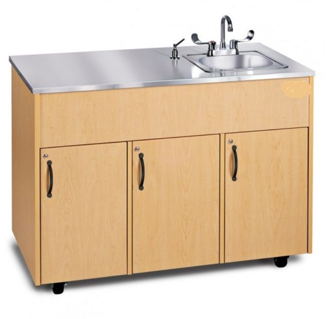 PLAFOPE Small Stainless Steel RV Sink – Portable Fan-Shaped Basin For Campers, Vans, Outdoor Bars